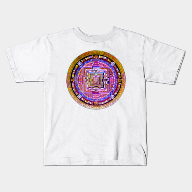 Yantra of Kalachakra Kids T-Shirt by indusdreaming